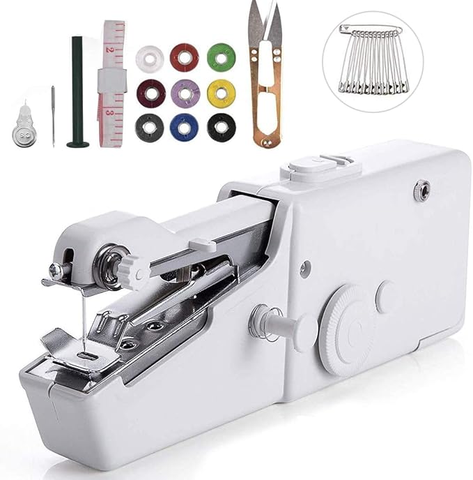 Handheld Sewing Machine, 25PCS Mini Portable Sewing Machine, Mini Handy