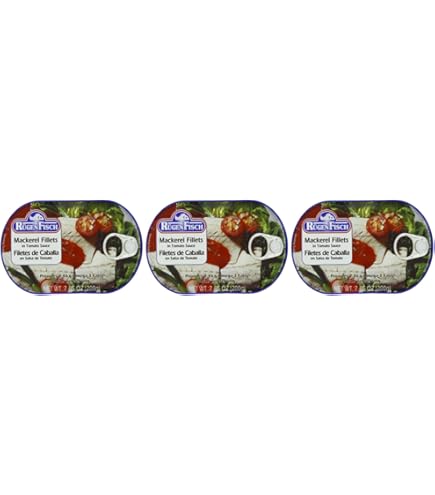 Amazon.com: Rugenfisch Herring Fillets in Tomato Sauce, 7.05 Ounce