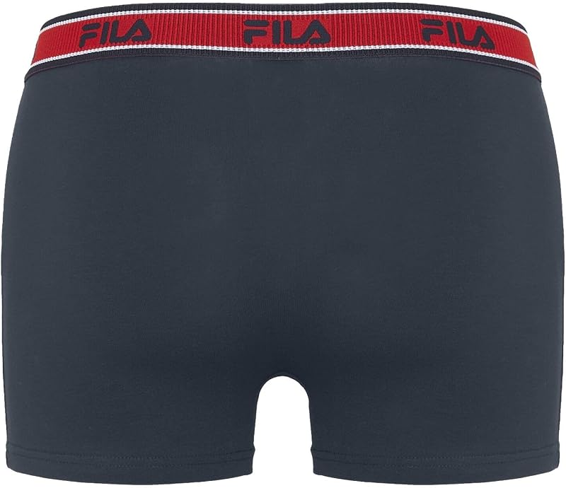 Cuecas Boxer de Algodão para Masculino, Pack de 3, Azul NV (XL)