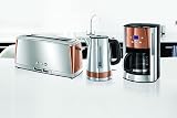 Russell Hobbs Luna 1.7L Stainless Copper Cordless Kettle 3KW Quiet Boil view 2