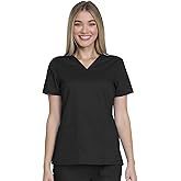 Dickies Genuine Industrial Strength Women Scrubs Top V-Neck GD600