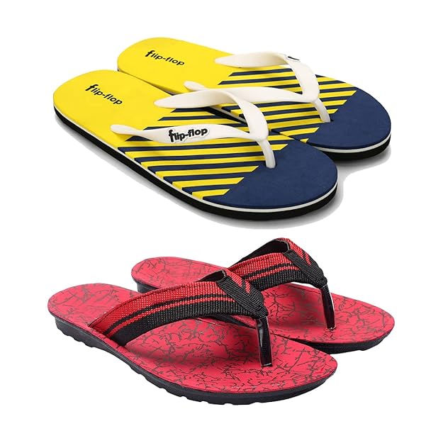 Buy Men casual Slippers and flipflop (PACK OF 2) at Amazon.in