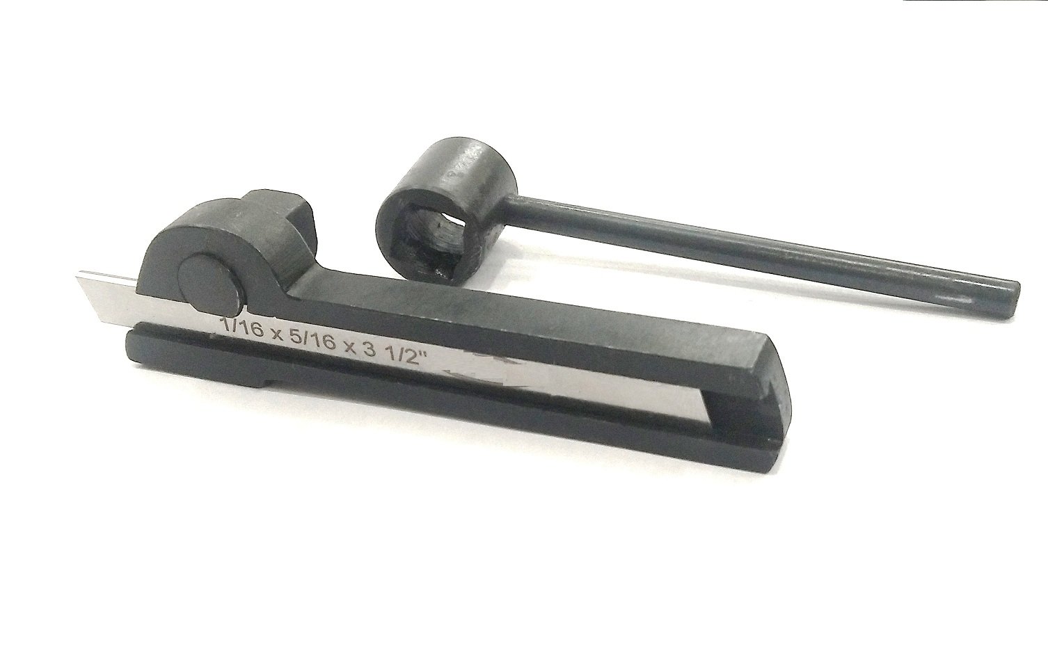 Lathe Parting Tool Holder with Blade 1/16" x 5/16" x 3-1/2"