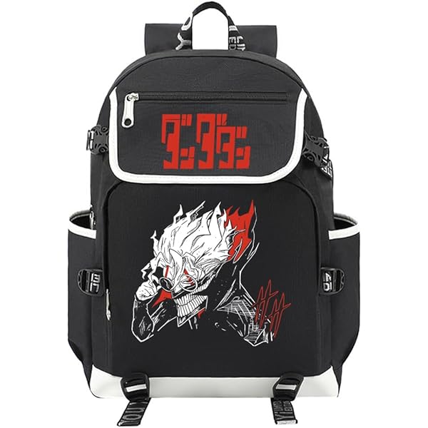 Dan Da Dan Anime Rucksack – Schulranzen Mit Turbo Granny & Okarun Motiven, 17 Zoll Für Teenager & Kinder