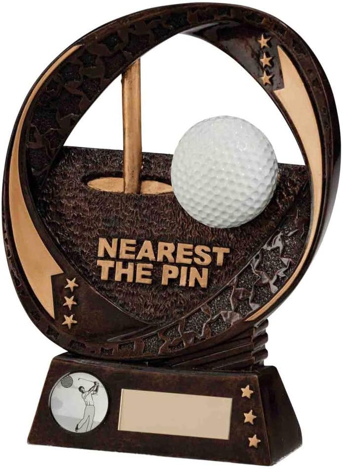 A1 PERSONALISED GIFTS Typhoon Resin Nearest the Pin Golf Trophies