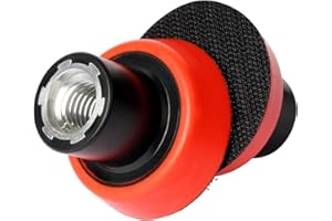 BSRTTOOL 2Pcs 2inch Backing Pad Hook and Loop for Angle grinder Buffer - PU 5/8"-11 Thread Backer Pad Red