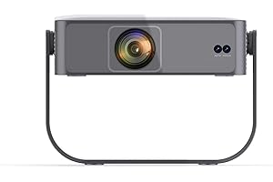 [Built-in Apps] Portable Projector with WiFi 6 & Two-Way Bluetooth, 360°Rotation PUTRIMS S36 Native 1080P 500ANSI 4k Projecto