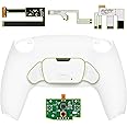 eXtremeRate White Back Paddles Programable RISE 2.0 Remap Kit for PS5 Controller BDM-010 020 Models, Upgrade Board & Redesigned Back Shell & Back Buttons Set for PS5 Controller