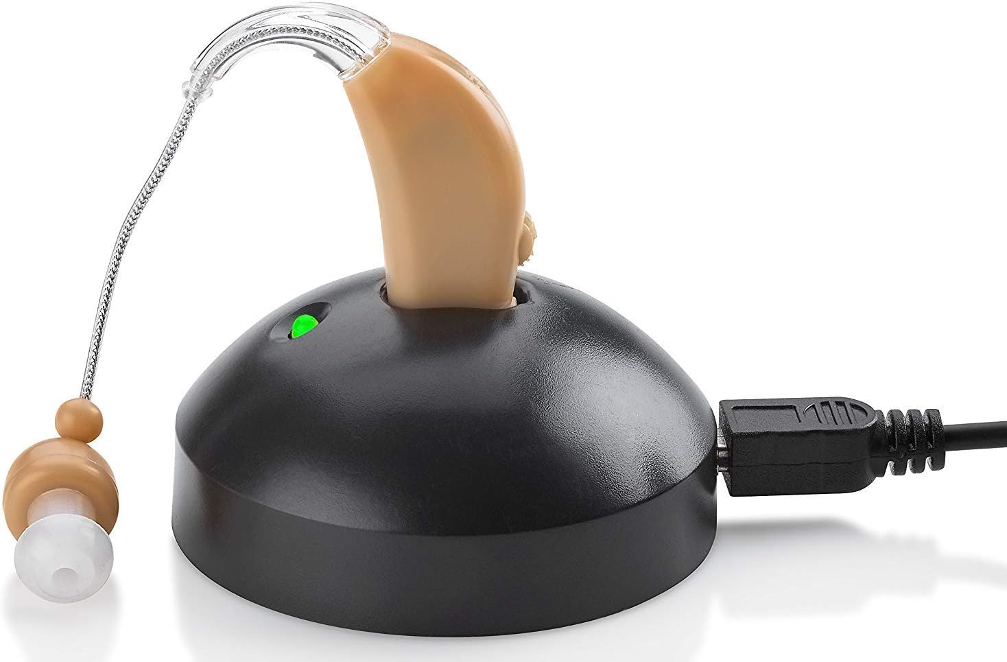 MEDca Rechargeable Ear Hearing Sound with Rapid Charger, No color" or "Neutral - Image 3