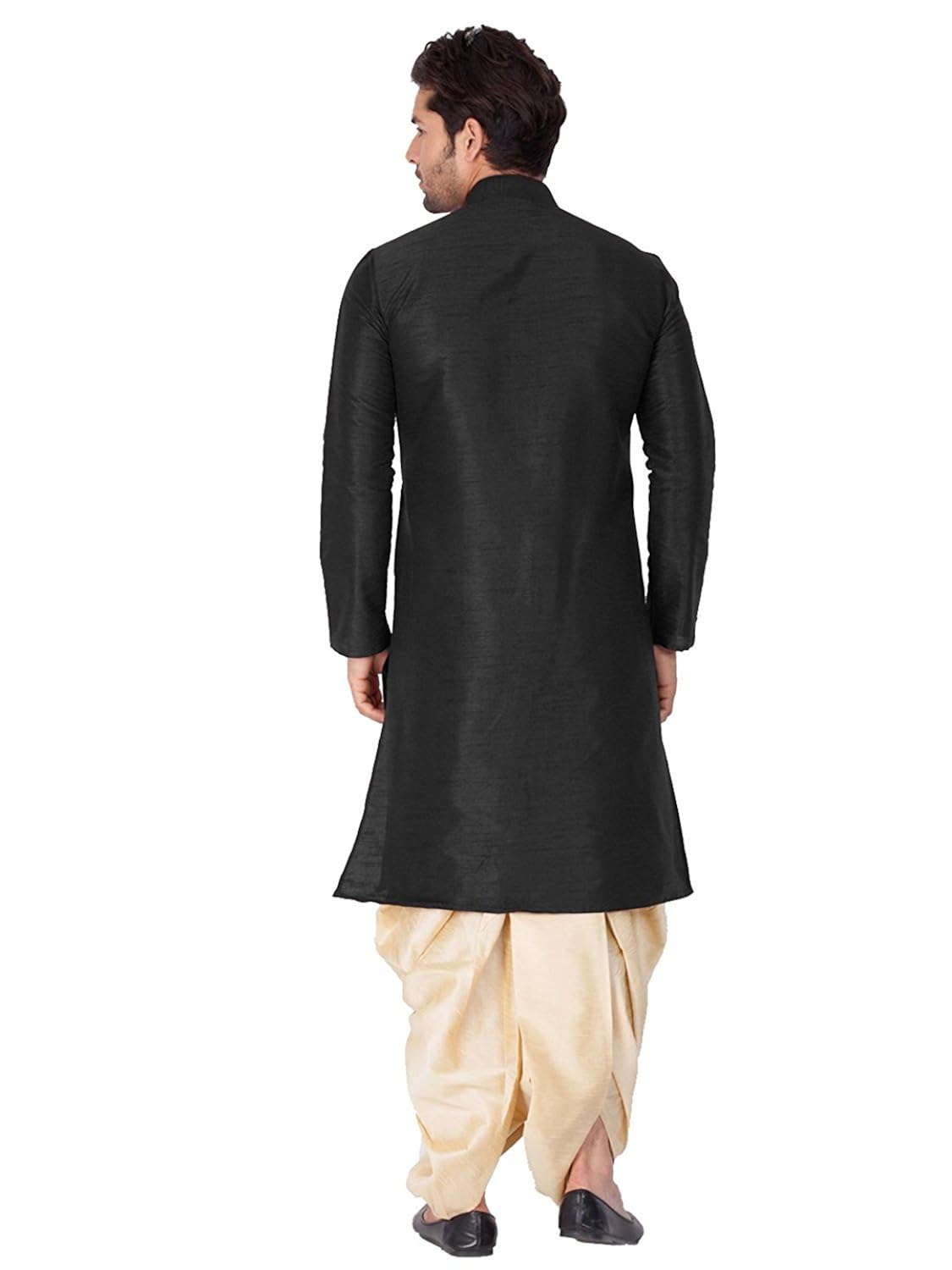 royal kurta dupion silk kurta dhoti for men