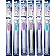 Oral-B Gum Care Extra Soft Toothbrush for Sensitive Teeth and Gums, Compact Small Head, (Colors Vary) - Pack of 6