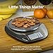 Etekcity Digital Food Weighing Scale Multifunction Kitchen Scale with Large Back-lit LCD Display, 11lb/5kg Baking & Cooking Scale, Liquid Volume Measurement, Stainless Steel