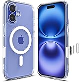 Spigen for iPhone 16, Ultra Hybrid T MagFit [Camera Control Button] [Compatible with Magsafe] - Clear