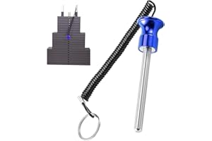 STDKDFW Weight Stack Pin,Universal Magnetic Weight Pin with Pull Rope Strength Training Equipment for Commercial Gym or Home Gym | Pin Insert | Heavy Duty | Health Club Grade Steel Gym Accessories