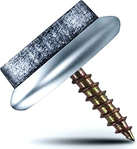 Felt Furniture Pads Glides, HXAYR 24pcs Round Screw-on Non Slip Furniture Pads Sliders Floor Protectors for Wooden Leg Feet of Chair Sofa Table Cabinet Stool (Φ0.94'' or 24mm)