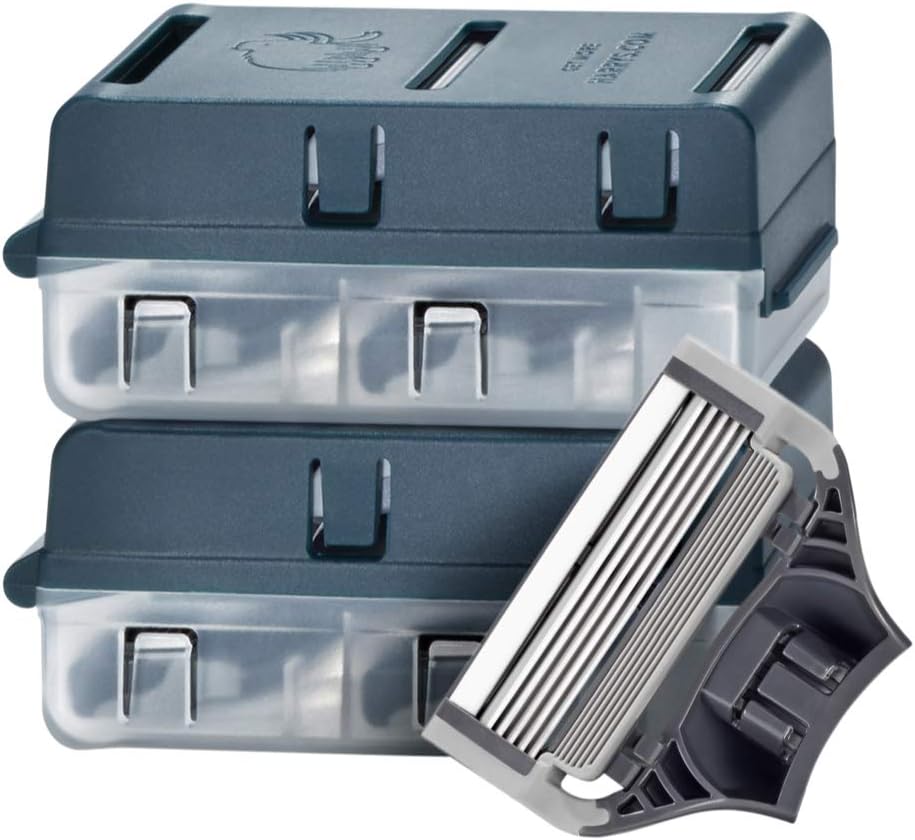 Harry's Razor Blades Refills - Razors for Men - 8 Count, GRAY, 8 count (Pack of 1)