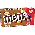 M&M'S Caramel Chocolate Candy, Full Size 2.83 oz Bag, Pack of 24 Bulk Candy Chocolate