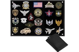 Tactical Board Patch Organizer Holder Display, Morale Patch Hanging Wall Panel Display Holder for Military