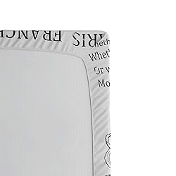 Ambesonne Paris Fitted Sheet, Traditional Famous