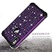 Casetego Compatible with iPhone Xs Max Case,Glitter Sparkle Bling Three Layer Heavy Duty Hybrid Sturdy Shockproof Protective Cover Case for Apple iPhone Xs Max 6.5 inch,Shiny Purple