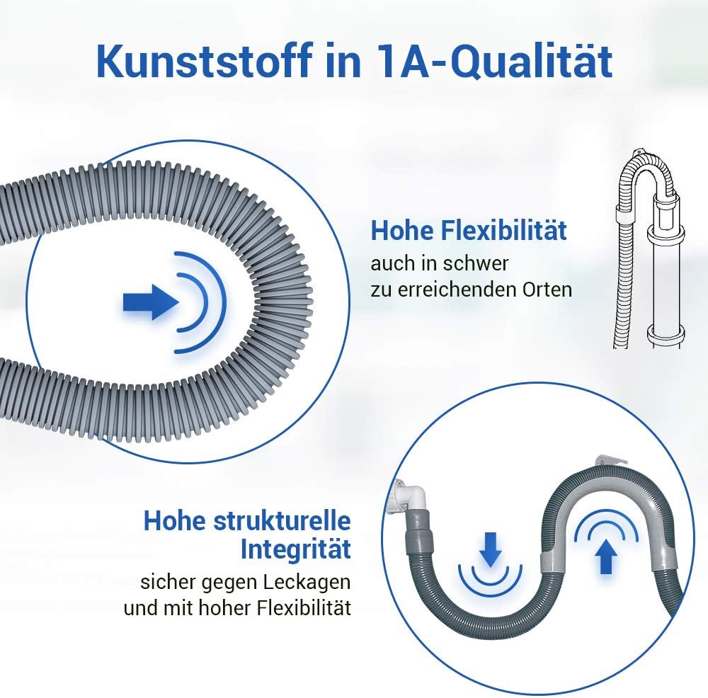 para lavadora gerade winkel 2 5 meter