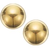 uxcell 2pcs Precision Solid Brass Bearing Balls 25mm Industrial Brass Ball Spheres for Machinery, Automotive, and DIY