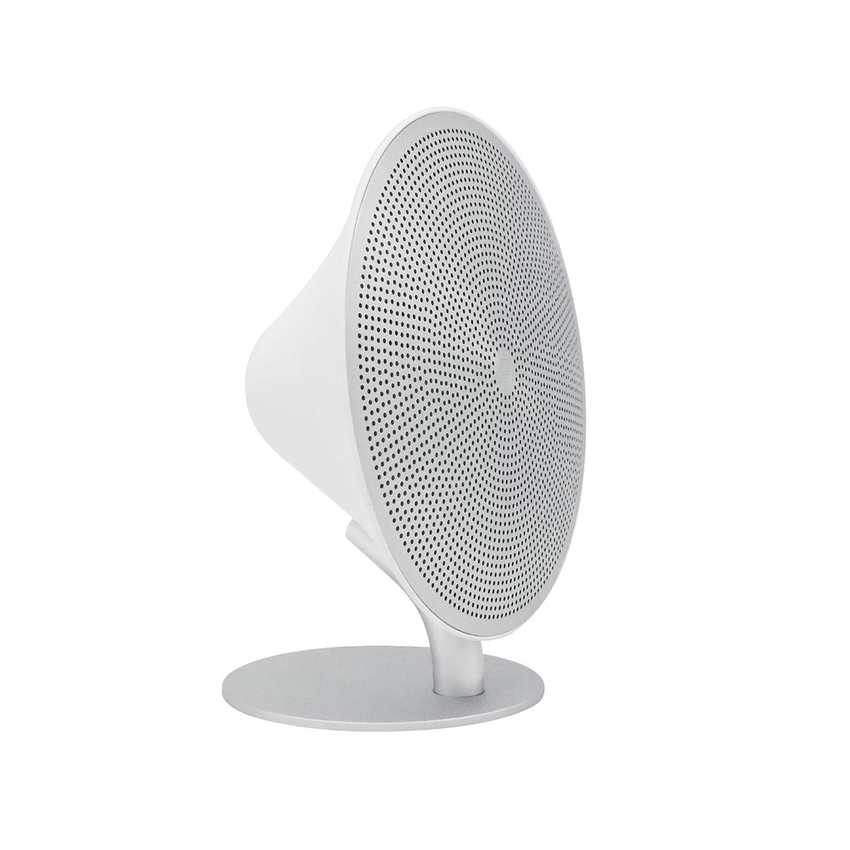 Gingko Mini Halo Speaker, powerful sound, long lasting rechargeable battery, touch control, USB-C cable included, (True Wireless Pairing) TWS function, Audio Jack (3.5mm stereo) Walnut