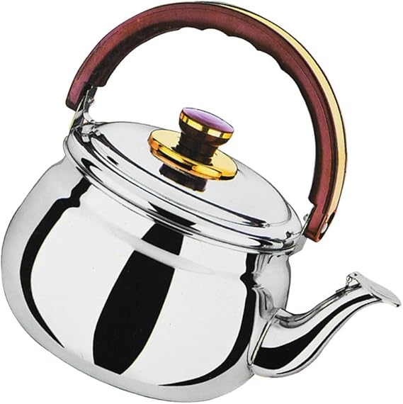 0.64.7L Stainless Steel Whistling Kettle Electric Stove Gas Hobs