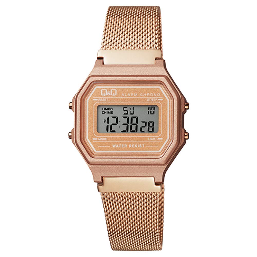 Q&Q Unisex Adult Quartz Analog Watch with Stainless Steel Strap C192J204Y