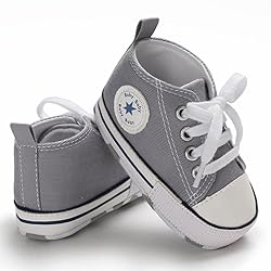 KKIIDDSS Unisex Baby Girls Boys Canvas High-top