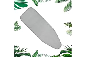 Iron Board Replacement Cover, Iron Board Cover 100% Cotton, Ironing Board Cover for 12-15in X 36-48in Iron Board, Resist Scor