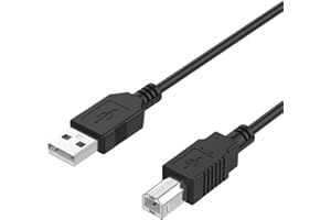 KONKIN BOO 6ft USB Cord Data Sync for Alesis Nitro Mesh 8-Piece Electronic Drum Set DM7X