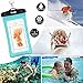 Waterproof Case, 4 Pack Veckle Floating Waterproof Phone Pouch Universal TPU Clear Phone Beach Bag Water Proof Dry Bag for iPhone X XR Xs Max 8 7 6 Plus, Samsung Galaxy, Black White Blue Pink