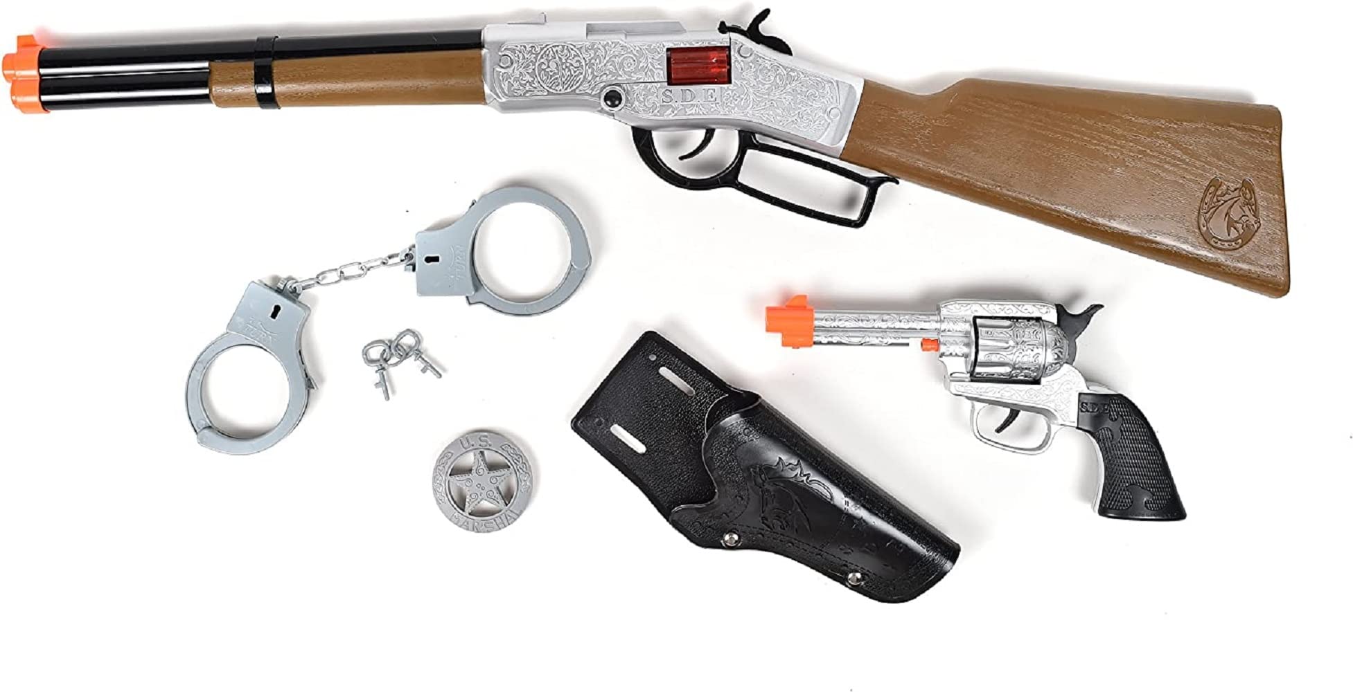 Maxx Action Wild West Cap Play Gun Toy Blaster Set – Large