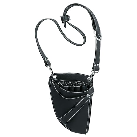 Hairforce Werkzeugtasche Cowboy aus Kunstleder, 20 x 15 cm, schwarz