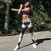 Napoo Clearance Women Geometry Print Colorblock Sports Gym Yoga Workout Athletic Leggings Pants (M, Gray)