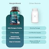 WeightWorld Iodine Tablets 400mcg Potassium Iodide 365 Vegan, 1 Year view 5