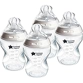 Tommee Tippee Natural Start Anti-Colic 9 oz BPA Free Baby Bottles, 0+ Months, Slow Flow Breast-Like Nipple, Self Sterilizing,