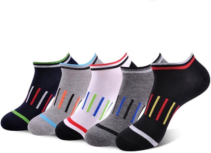 Amazon 15春夏靴下 ショートソックス アンクルソックス メンズボーイズ 男の子男性用 カラフル ゆったり 5足セット スポーツソックス 通販