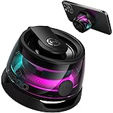 Edifier G200 2-in-1 Magnetic Cell Phone Stand Bluetooth Speaker for iPhone, Android & Anything Metal - Small/Portable/Multifunctional with RGB Lights & Strong Magnetic Strength - Ideal Gift