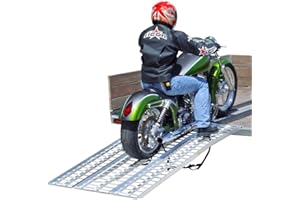 RAGE POWERSPORTS Black Widow M-9540 Aluminum 7' 11" Arched Motorcycle Ramps