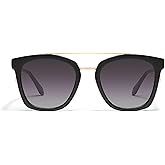 Quay - Womens Sunglasses, Polarized Square Lenses with UV Protection (Vibe Check)