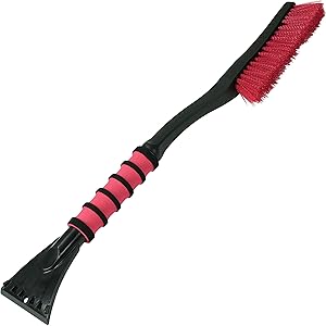 Mallory 532 26 Inch Snow Brush with Ice Scraper for Cars, Trucks, SUVs, RVs, and More (Colors May Va...