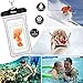Veckle Waterproof Phone Pouch, 2 Pack Clear TPU Universal Water Proof Cell Phone Pouch Floating Dry Bag Waterproof Case for Smartphones OnePlus 7 iPhone X 8 7 6 Plus Galaxy S8 S7 S6 Beach Black White