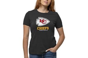 Team Fan Apparel Women's NFL Ultimate Fan Logo Short Sleeve T-Shirt - 100% Cotton - Officially Licensed - Tagless Tee