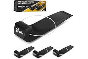 TOBUMO 4Pack Tire Skates for Tow Truck Wrecker- Rollback Carrier Safety
