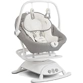 Joie Cinnamon 2-in-1 Glider &amp; Rocker, Multi-Motion Baby Swing | 2-in-1 glider and rocker with lift-off seat, multi-motion soothing, sounds, vibrations and 3 reclines