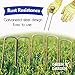 Green Garden 12 Inch [ 9 Guage ] Garden Landscape Staples Stakes Pins SOD | 50 Pack | Galvanized Steel | for Weed Barrier Fabric, Ground Cover, Soaker Hose, Lawn Drippers, Drip Irrigation Tubing