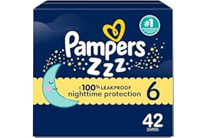 Pampers ZZZ Pañales Desechables para la noche Etapa 6, 42 Unidades​