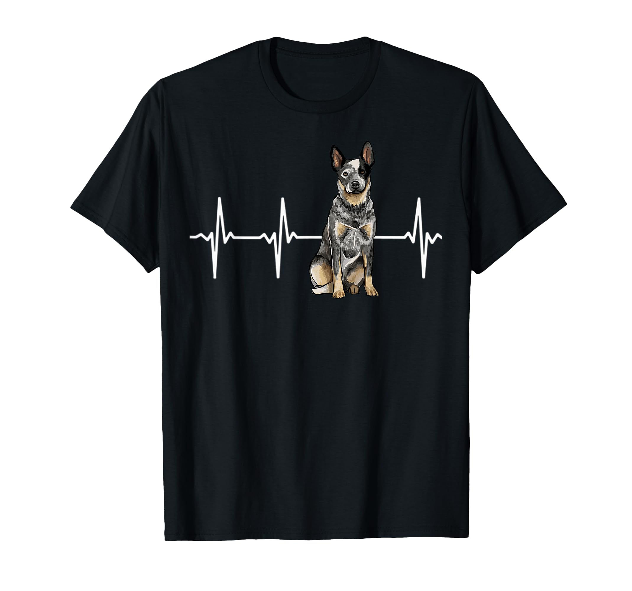 Australian Cattle Dog Heartbeat Dog Lover T-Shirt